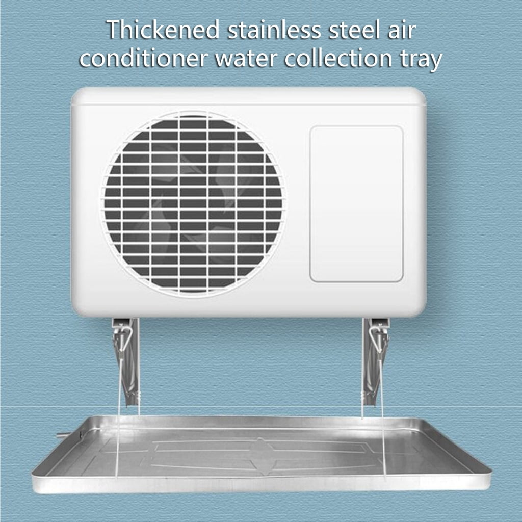 CIYISON Professional Air Conditioner Condensation Water Collector Drip Tray With Extended Pipe and Clamps For Drainage System