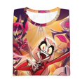 thumbnail image 6 of Hazbin Hotel Boys Girls 3d Graphic Printed T-Shirt Crewneck Short Sleeve Tees, 6 of 6