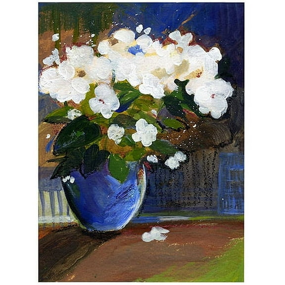 Trademark Art "The Blossoming" Canvas Art by Sheila Golden