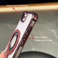 thumbnail image 3 of Magnetic Stand Case for iPhone 16e (2025), [Compatible with MagSafe] Shockproof Ring Holder Kickstand Soft Plating Case Camera Protector Thin Clear Soft Phone Cover for iPhone 16e 6.1, Black, 3 of 8