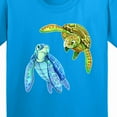 thumbnail image 4 of Inktastic Sea Turtles Swimming Together Youth T-Shirt, 4 of 5