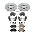 thumbnail image 2 of PowerStop Front Stock Replacement Brake Pad and Rotor Kit with Calipers Fits: CHEVROLET PONTIAC Select Models KCOE1617, 2 of 5