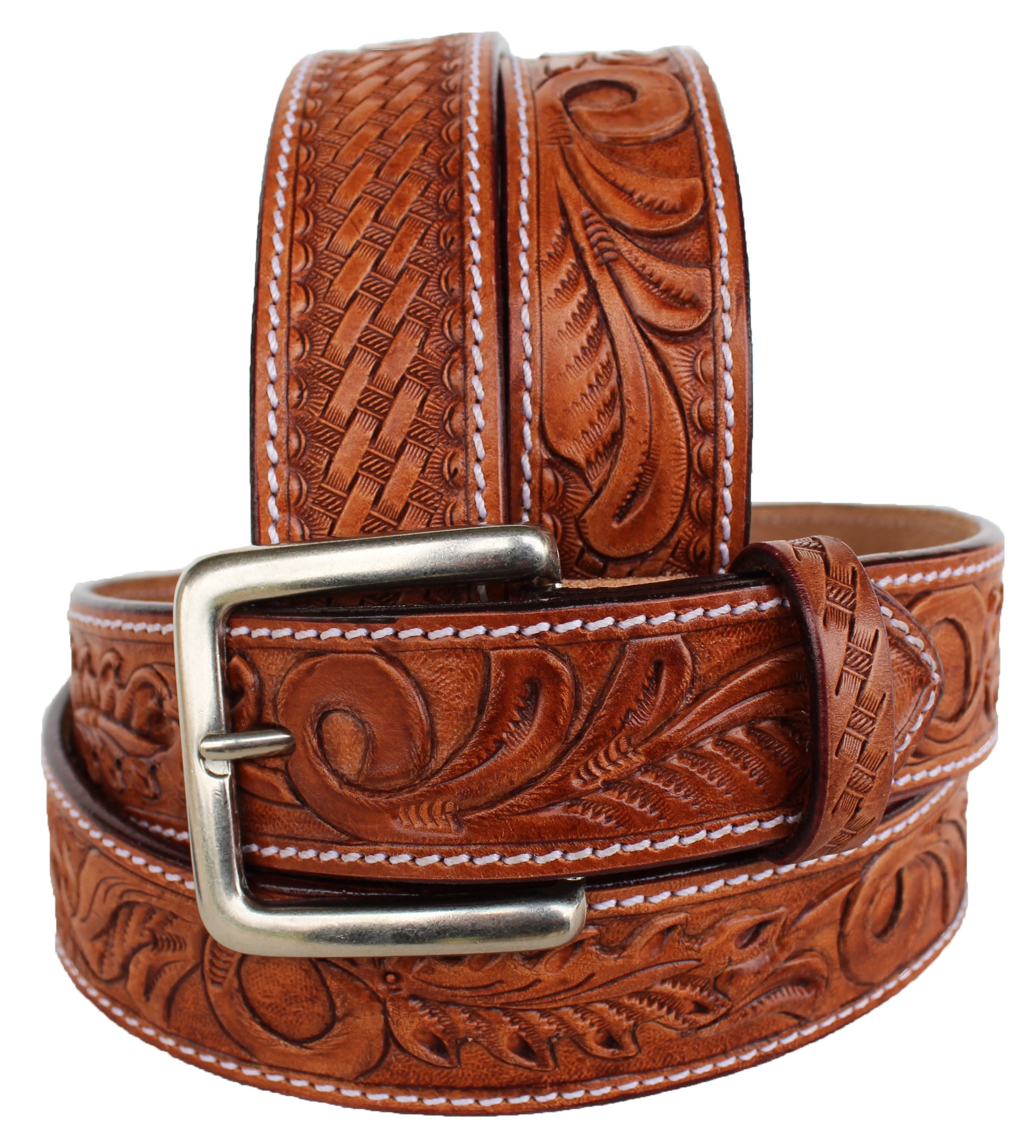 SENDEFN Men's Belt Full Grain Leather Belts with Single Prong Buckle Trim  to Fit, Gift Box at  Men’s Clothing store