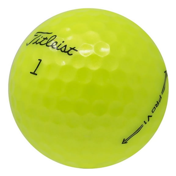Pre-Owned Titleist Pro V1 Yellow 2021 Golf Balls, Mint / AAAAA Condition, 12 Count, by Reload