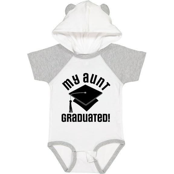 Inktastic My Aunt Graduated Niece Nephew Boys or Girls Baby Bodysuit