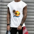 thumbnail image 2 of IROINNID Round Neckline Tank Tops For Men Sleeveless Sports Tank Tops Vest Pullover Graphic Print Tops, 2 of 5