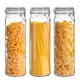 thumbnail image 1 of Juego de tarros de vidrio ComSaf de 1,8 L herméticos con tapas para almacenamiento de alimentos, 3 unidades, 1 of 8