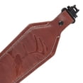 thumbnail image 6 of Allen Company Heritage Deer Deboss Leather Gun Sling, Adjusts 28 to 35 In, Brown, 6 of 17