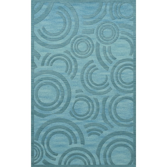 Dalyn Dover Area Rug DV3 Dv3 Peacock Circles Loops 9' x 12' Rectangle