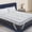 Neo - Polygon White, variant on Mattress Topper  Size, Pillow  Extra Thick Mattress Pad, Soft Baffle Box Overfilled Down Alternative for  , 4 Corner Straps, White