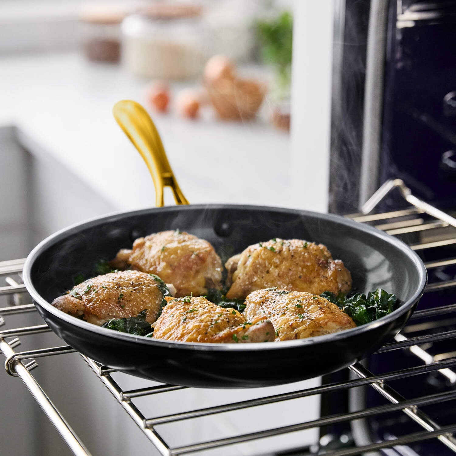 GreenPan Studio Ceramic Nonstick 12" Frying Pan with Lid