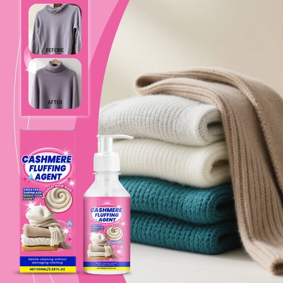 Professional Wool Sweater Restorer Spray - Gentle Formula to Relax Fibers and Reduce Shrinkage - Safe for Delicate Knitwear and Natural Fabrics