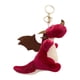 thumbnail image 1 of Llavero de dinosaurio, colgante de dinosaurio, lindo colgante de bolso, lindo muñeco de peluche de dinosaurio para rosa roja, 1 of 9