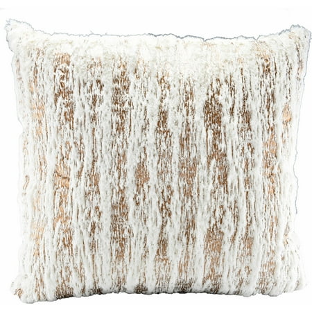 Better Homes & Gardens Gold Fur Home Decor Pillow