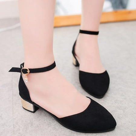 

Yilirongyumm Black 37 Sandals Women Heels Toeknob High Shoes Laceup Fashion Casual Breathable Sandals Women s Sandals