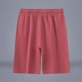 thumbnail image 4 of pstuiky Pantalones cortos para hombre, Pantalones cortos transpirables de color liso para hombre, informales, para vacaciones, con bolsillos Pantalones cortos cargo, 4 of 4