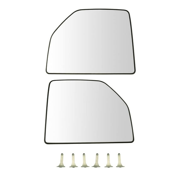 Trail Ridge Towing Mirror Glass Upper LH RH Kit Pair for Ford Pickup Truck TR00917 Fits select: 2015-2017 FORD F150, 2017 FORD F250