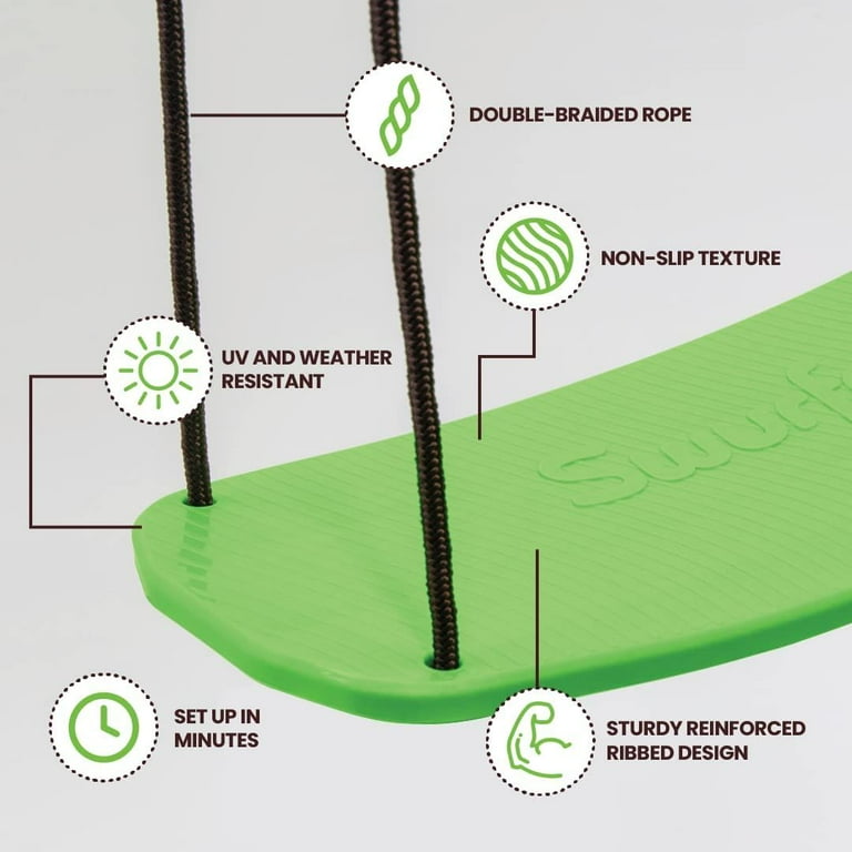 Swurfer Kick Stand Up Outdoor Tree Swing for Kids Holds Up to 200 lbs Ages 6 Years and Up Walmart