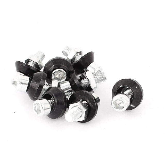 Unique Bargains Auto Car License Plate Frame Hex Head Bolts Screws Fasteners