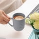 thumbnail image 4 of Striped Household Drinking Cup And Creatives Mouthwash Cup With Handle Available In Three Colors Beige And Gray, 4 of 7