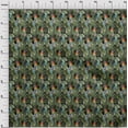 thumbnail image 4 of oneOone Polyester Spandex Dark Green Fabric Tropical Leaf Sewing Craft Projects Fabric Prints By Yard 56 Inch Wide, 4 of 5