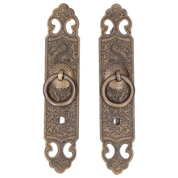 Poignée De Porte En Laiton Dragon Lézard Volant – Déco Vintage – Fenêtre Portail – Fabriqué Main Inde