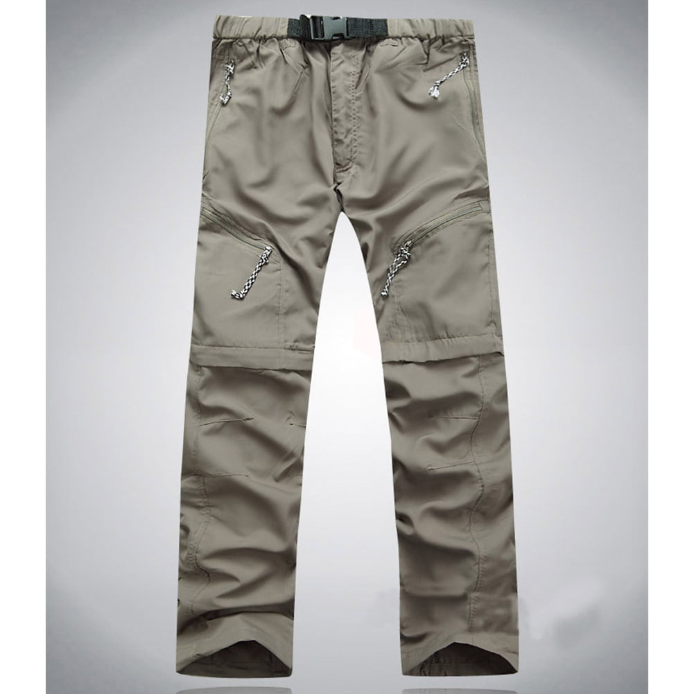 Mens Windproof Hiking Trousers Quick Dry Outdoor Trekking Camping Thin Pants 