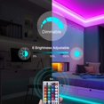 thumbnail image 4 of 65.6FT/20M Led Strip Lights Kit, Ultra-Long Color Changing Light Strip with Remote, SMD 5050 600 LEDs RGB Led Lights for Bedroom, DimmabLed Tape Lights for Home, Kitchen, Ceiling, 4 of 7