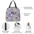 thumbnail image 3 of Naloa Lavender Flowers Print Lunch Box for Women Men,Insulated Lunch Bag,Lunchbox,Thermal Leakproof Cooler,Reusable Lunch Tote Bag for Work School Travel Picnic, 3 of 7