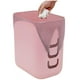 thumbnail image 1 of Bote de basura Stori Luup de plástico rosa de 2.5 galones fabricado en EE. UU., 1 of 9