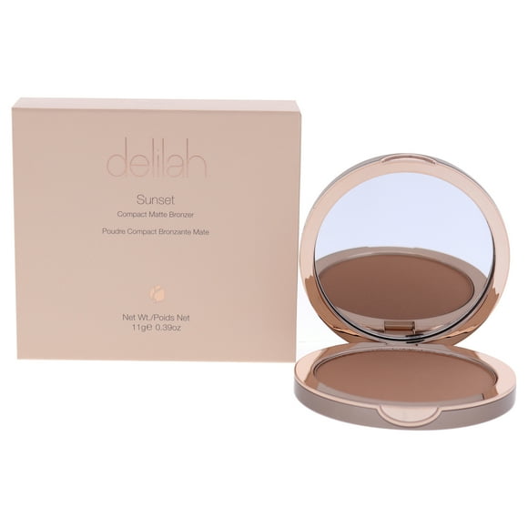 Bronceador Mate Compacto Delilah Sunset Medio Claro 0.39 oz