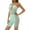 Green, variant on KOMOO Women Mesh Jumpsuit Sleeveless Hollow Sheer Halter Bodysuit Backless Cutout See Through Bodycon Romper
