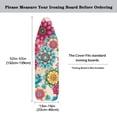 thumbnail image 5 of HELLHERO Colorful Floral Mandala Ironing Board Cover Easy Fit Dust Proof Protection Soft Fabric for Table Top, 5 of 5