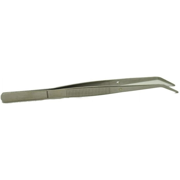 Deluxe 6 In Bent Sewing Tweezers Stainless