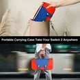 thumbnail image 3 of YUOY Carrying Case for Nintendo Switch 2 (2025)，Travel Bag for Nintendo Switch 2 Accessories with 2 HD Screen Protectors, Red, 3 of 6