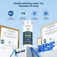 thumbnail image 2 of Glacier Fresh XWFE Water Filter, Replacement for GE XWFE, XWF Genuine Ge Refrigerator Compatible with GE French-door - 1 Pack(with chip), 2 of 11