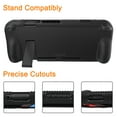 thumbnail image 3 of Silicone Case for Nintendo Switch - Fintie Soft Anti-Slip Shock Proof Protective Cover with Ergonomic Grip Design, 3 of 7