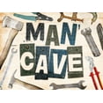 thumbnail image 2 of Grey, Jace 24x19 Black Ornate Wood Framed with Double Matting Museum Art Print Titled - Man Cave Tools, 2 of 4