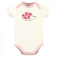 thumbnail image 6 of Touched by Nature Baby Girl Organic Cotton Bodysuits 5pk, Rosebud, 9-12 Months, 6 of 6
