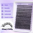 thumbnail image 4 of Extensiones de pestañas ALICE Lash Clusters Wispy 168 unidades 10-18 mm, 4 of 9
