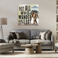 thumbnail image 3 of Stupell Industries Eclectic Not All Who Wander Phrase Canvas Art, 30 x 30, by Nicole DeCamp, 3 of 7