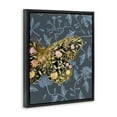 thumbnail image 3 of Stupell Industries Traditional Blue & Gold Butterfly Black Floating Frame Canvas Art, 17 x 21, by Melissa Wang, 3 of 8