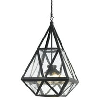 Cal Lighting 60W X 4 Townsendglass Chandelier (Edison Bulbs Not Included)