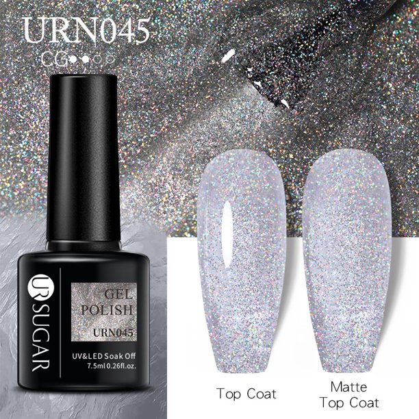 UR SUGAR 7.5ml Oscuro Púrpura Gel Esmalte De Uñas Remojar UV LED Semi Permanente Manicura Arte Mate Top Coat