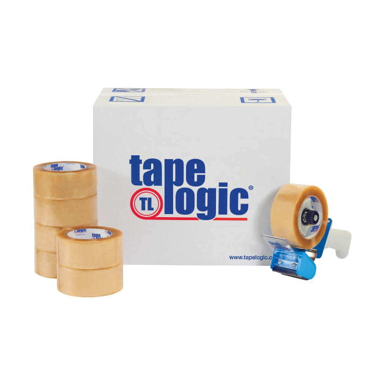 Tape Logic T901506PK 2 in. x 55 yards Clear No.50 Natural Rubber Tape - Pack of 6
