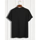 thumbnail image 2 of [ Casual T-shirt] Comfortable Men's Casual Fashion T-shirt, Paris Print Pattern, Breathable Short-sleeved Round Neck, 2 of 4
