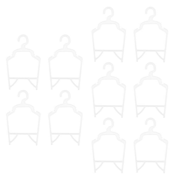 10 Pcs Pet Hanger Dog Crates for Medium Dogs Apparel Hangers Small Clothes Toddler White
