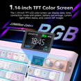 thumbnail image 2 of Teclado mecánico inalámbrico FOPATO H98 RGB de 96 teclas, rosa, 2 of 8