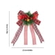 thumbnail image 3 of Juego de 5 lazos para coronas navideñas: lazos decorativos rojos y verdes para envolver regalos navideños | Decoración para puertas y árboles de interior y exterior, 3 of 6