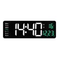 thumbnail image 1 of Led Digital Wall Clock Remote Control Temp Date Display Memory Wall-Mounted Electronic Alarms Clocks, 1 of 10